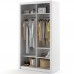 Skapis 120 ARTI AR-06, balts